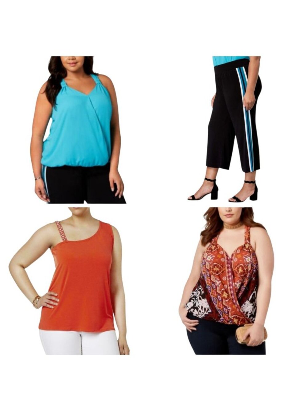 NWT INC International Concepts Plus Size 2X Top Bundle - 4 Pieces